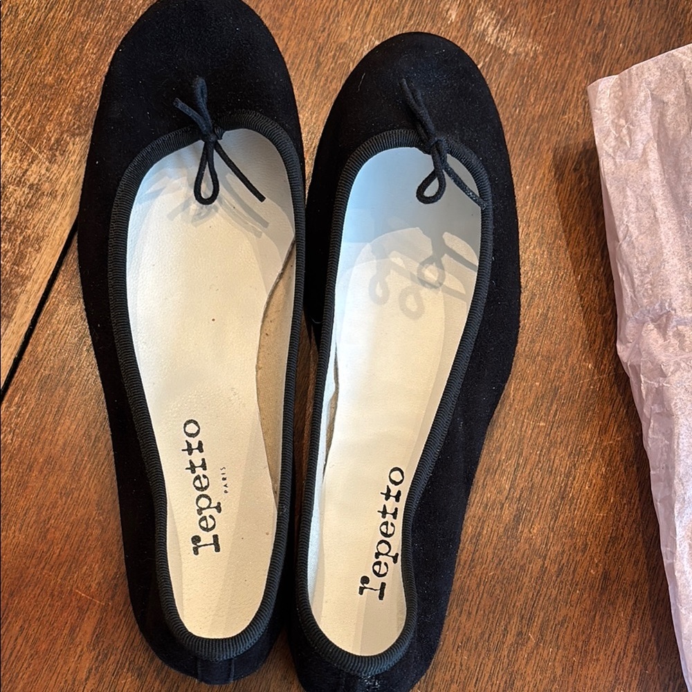 Repetto Black Ballet Flats